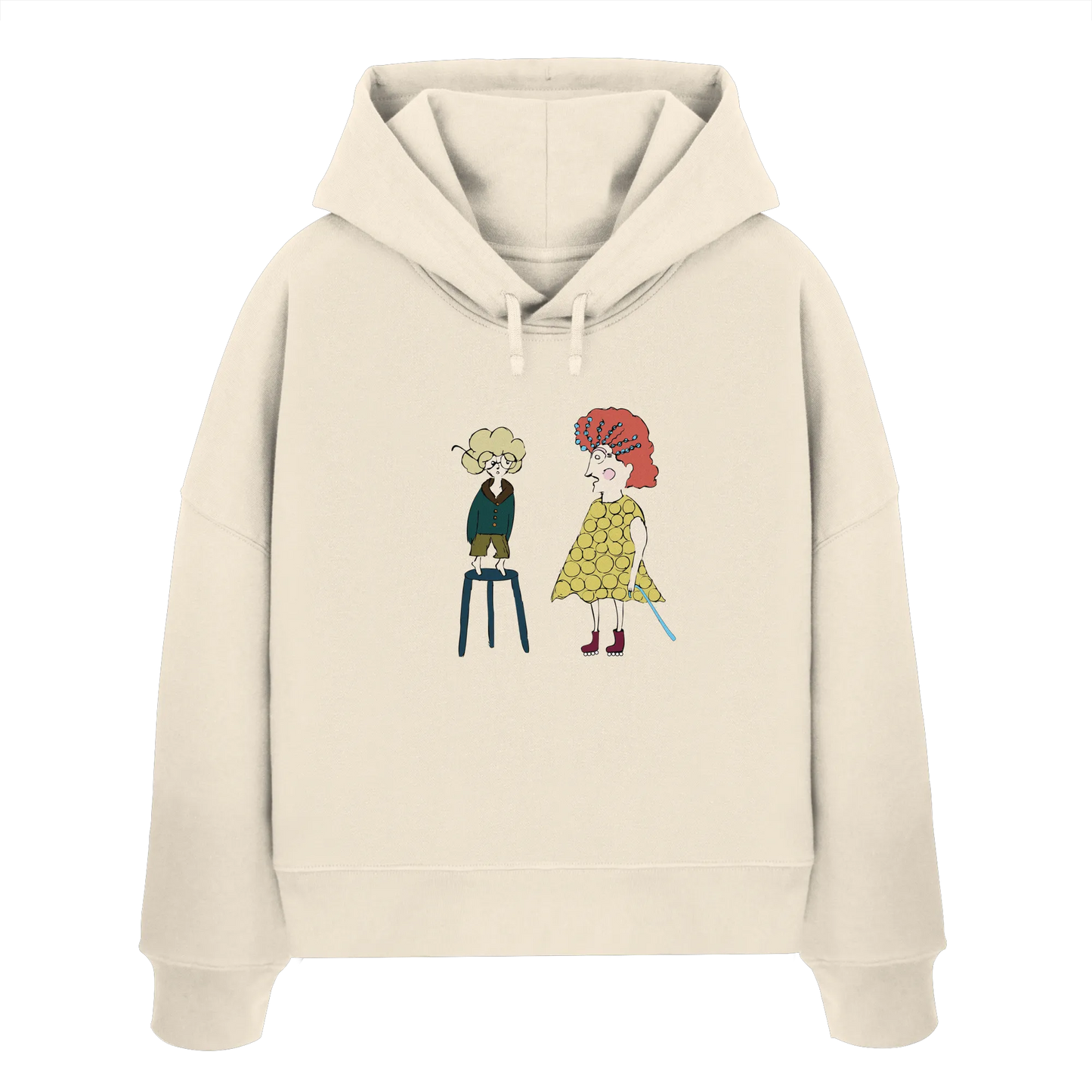Grandma - Womens Organic Boxcut Hoodie