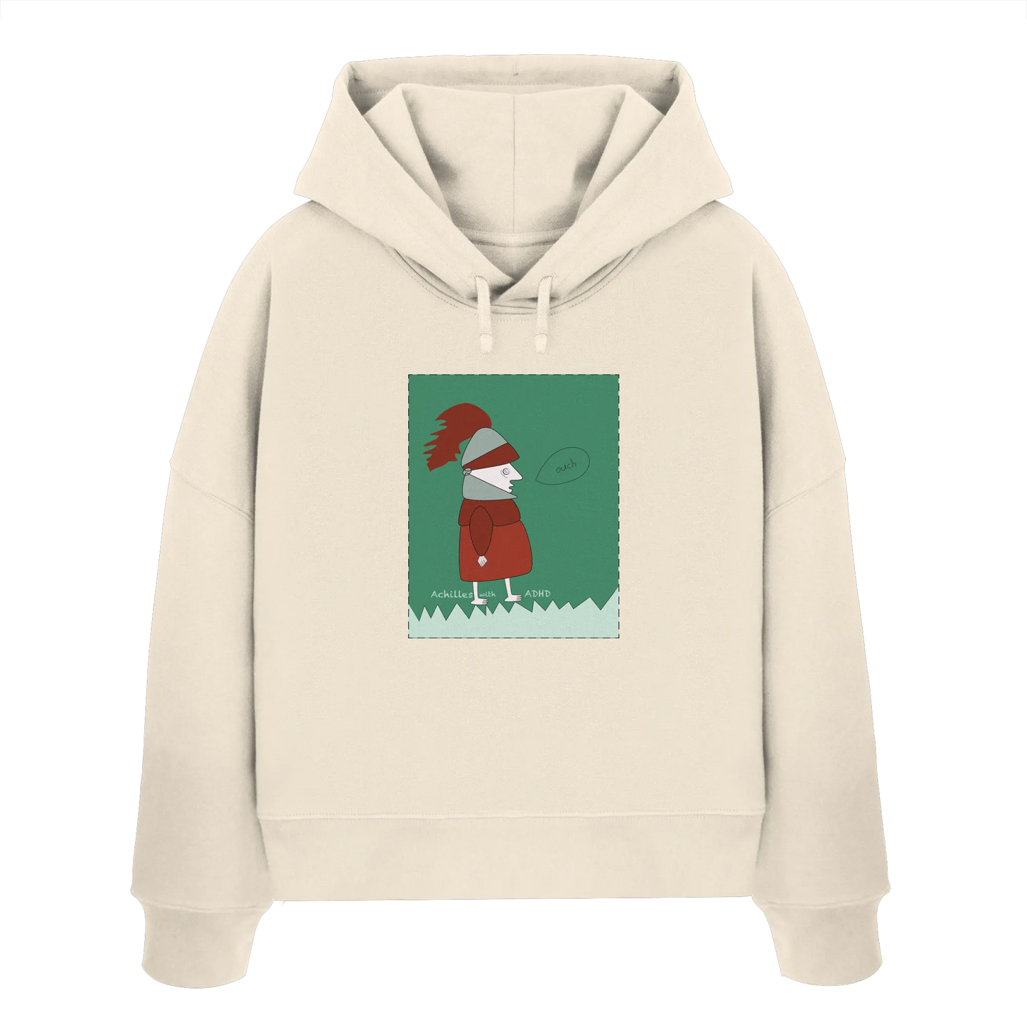 ADHD - Womens Organic Boxcut Hoodie