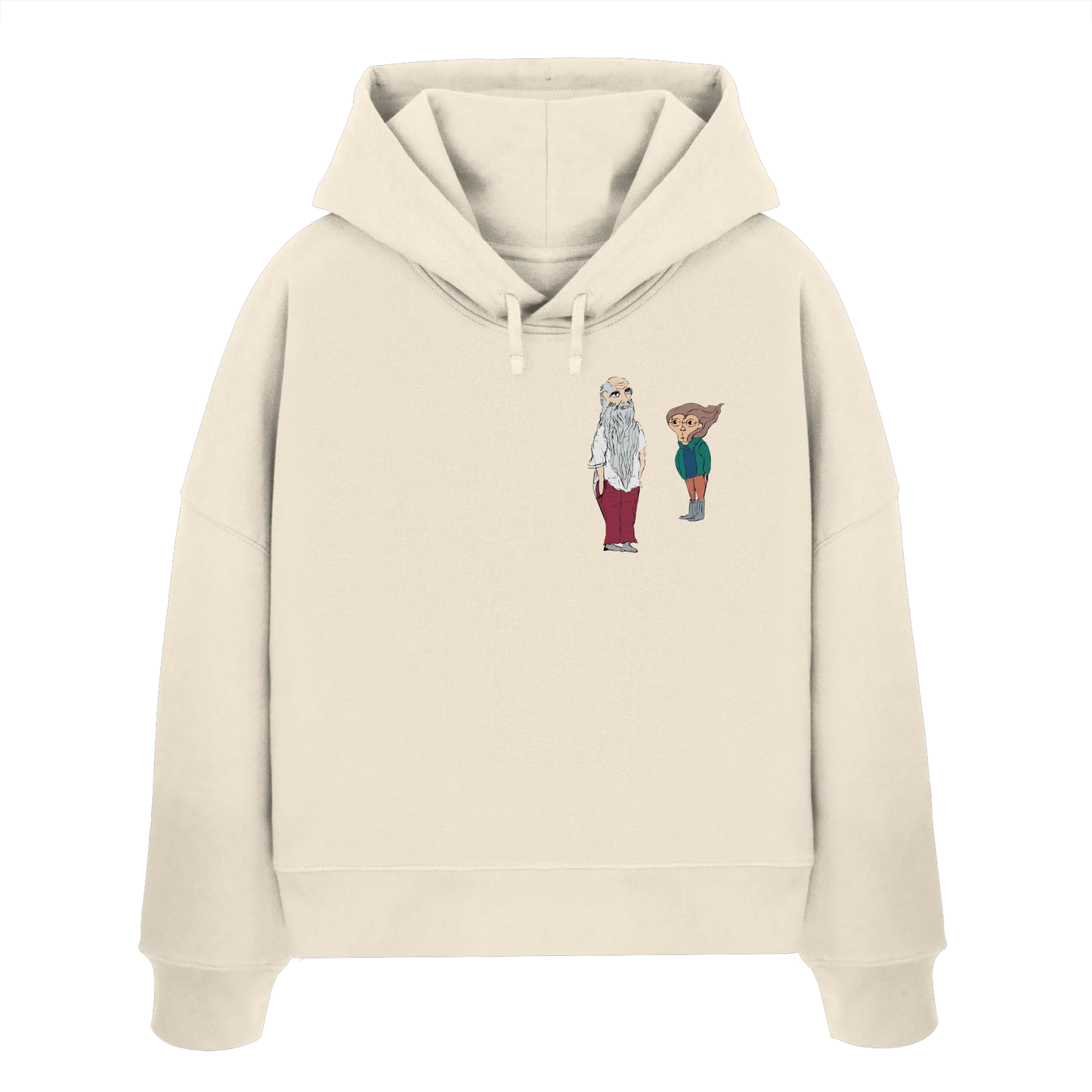 Darwin - Womens Organic Boxcut Hoodie