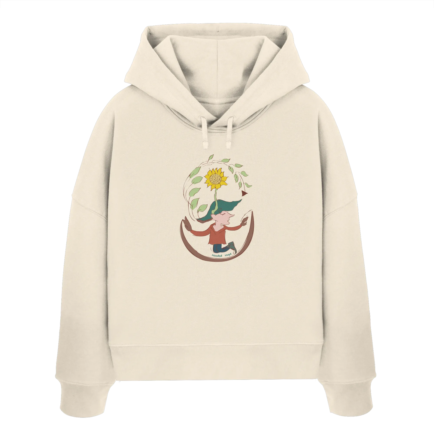 Hooded Hope - Womens Organic Boxcut Hoodie