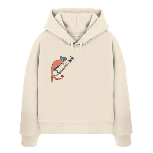 Don't call me - Womens Organic Boxcut Hoodie